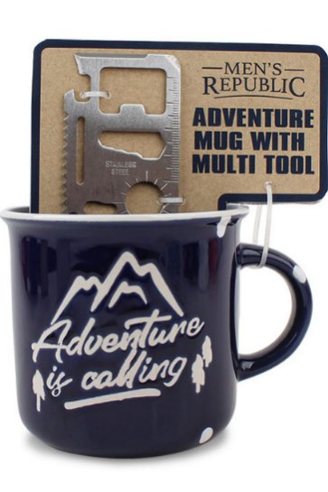 Mens Republic Adventure Mug With Multi Tool